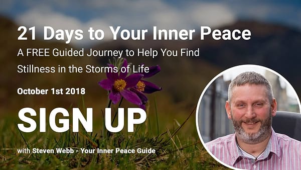 Steven Webbs 21 days Inner Peace Challenge