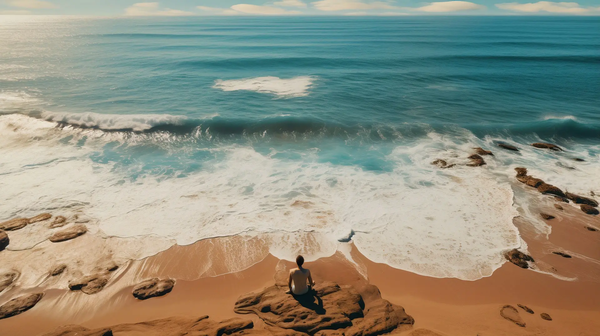 a-man-meditating-in-nature-on-a-beautiful-beach-Steven-Webb